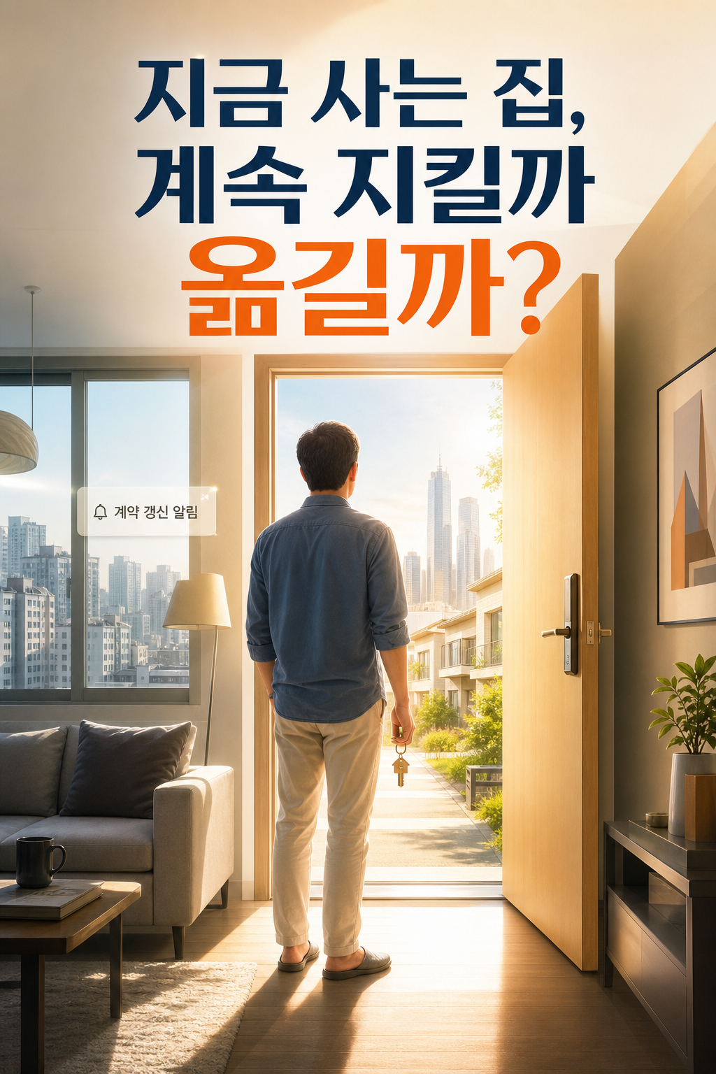 지금 사는 집, 계속 지킬까 옮길까?
